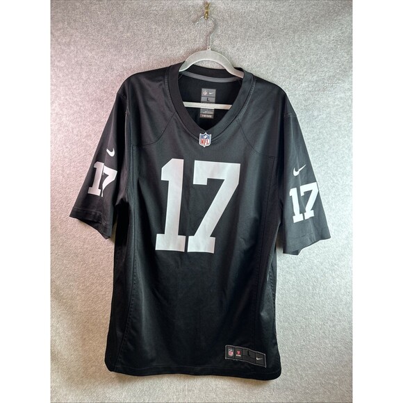 Nike Other - Las Vegas Raiders Jersey Large Black NFL Football Davante Adams 17 On Field Nike